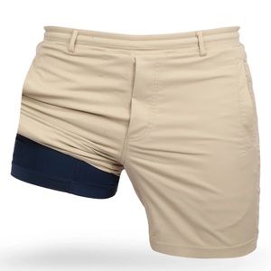 Birddogs Khaki Uncle Buck Shorts Small 6"